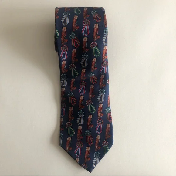 GUCCI Luxury Equestrian Vintage Silk Tie Rare - Picture 4 of 11